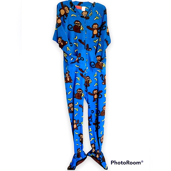 Hot Topic store Junior novelty monkey onesie with feet In pre owned condition. - Picture 1 of 7